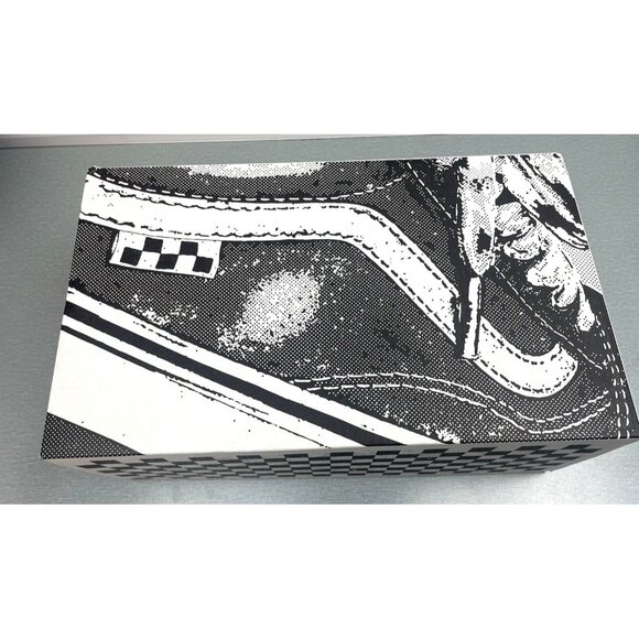 VANS AVE SKATE SPORT LEATHER  WHITE SHOES MEN'S SIZE 5.5 - Picture 15 of 16